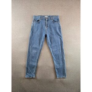 Julien David Jeans Womens 30x29 Blue Straight Leg Made In Japan Designer $300.00